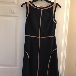 Navy Adrianna papell dress